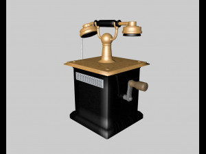 Old phone Model 3D