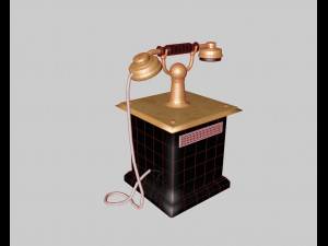 Old phone Model 3D