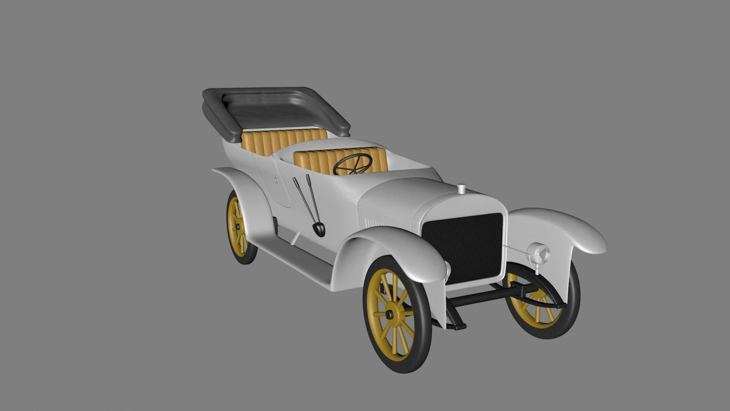Old car 3D Model .c4d .max .obj .3ds .fbx .stl .blend