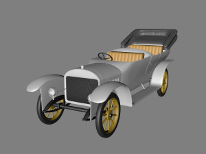 Old car Model 3D