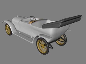 Old car Model 3D