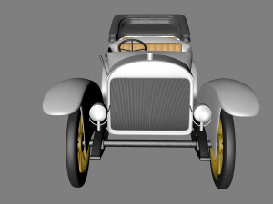 Old car Model 3D