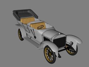 Old car Model 3D