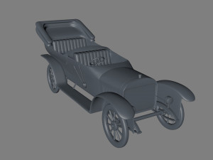 Old car Model 3D