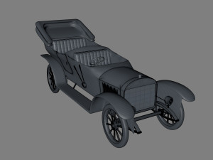 Old car Model 3D
