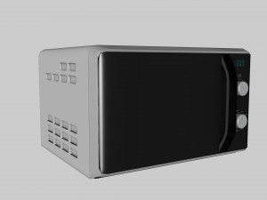 Microwave low-poly 3D 모델