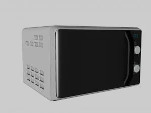 Мікрохвильова піч low-poly 3D Модель