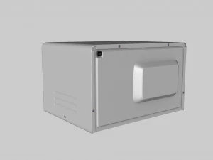 Мікрохвильова піч low-poly 3D Модель