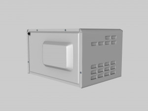 Microwave low-poly 3D 모델