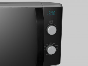 Microwave low-poly 3D 모델