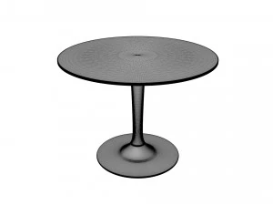 Стол круглый ИКЕА ДОКСТА 3D Модель