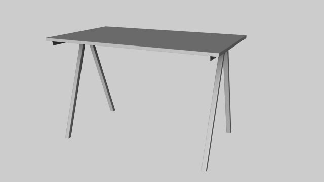 Table IKEA TROTTEN Modèle 3D .c4d .max .obj .3ds .fbx .stl .blend 