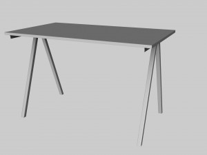 Table IKEA TROTTEN 3D मॉडल