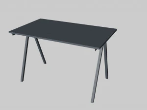 Table IKEA TROTTEN 3D Model
