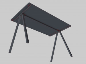 Table IKEA TROTTEN Modèle 3D