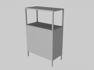 Cabinet IKEA TROTTEN 3D Model