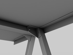 Furniture Set IKEA TROTTEN - Table Cabinet Drawer unit 3D 모델