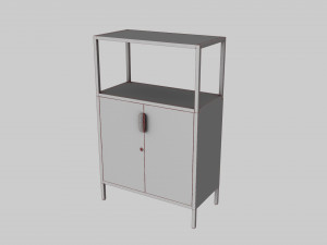 Furniture Set IKEA TROTTEN - Table Cabinet Drawer unit 3D 모델