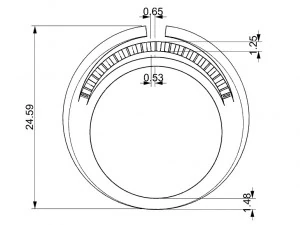 anel Modelo de Impressão 3D