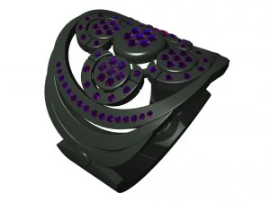 ring with gems 3D Print Model