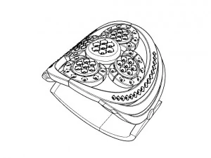 ring with gems 3D Print Model