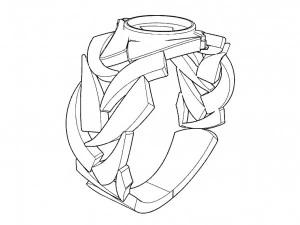 ring with wood and other 3D Print Model