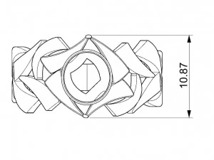 ring with wood and other 3D Print Model