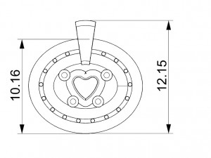 valentines day Modello di stampa 3D