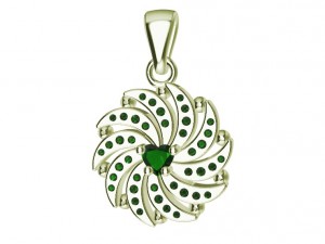 valentines day pendant 3D 打印模型