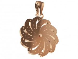 valentines day pendant 3D 打印模型