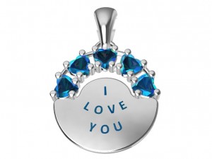 valentines day pendant 3D Принт Модель