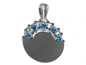 valentines day pendant 3D Print Model