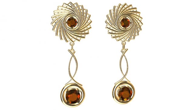 earrings 3D-Druckmodell .c4d .max .obj .3ds .fbx .stl .blend 