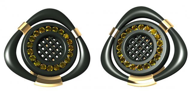 special earrings Modelo de Impressão 3D .c4d .max .obj .3ds .fbx .stl .blend