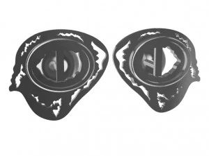 earrings with opal 3D Print Model