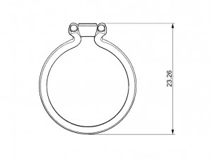 ring with wood Model do druku 3D