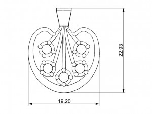 pendant Model do druku 3D