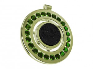 pendant with gems turquoise wood and other 3D Принт Модель