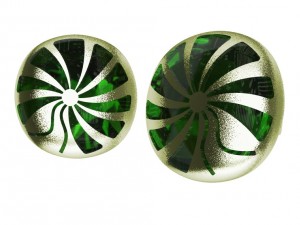 earrings with enamel 3D 프린트 모델
