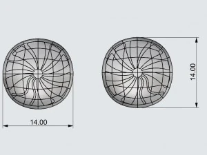 earrings with enamel 3D Print Model