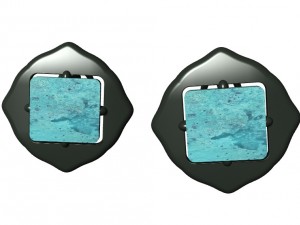 earrings with wood and other 3D Print Model