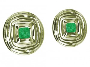 earrings with wood and other Modelo de Impressão 3D