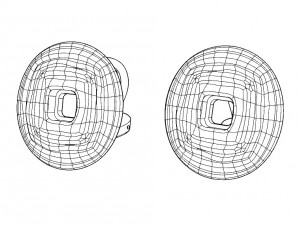 earrings with wood and other Modelo de Impressão 3D