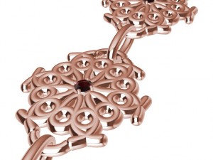 bracelet with gems Modelo de Impressão 3D