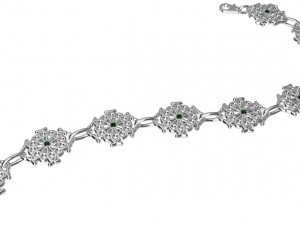 bracelet with gems Modelo de Impressão 3D