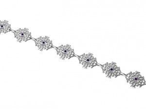 bracelet with gems Modelo de Impressão 3D