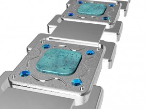 bracelet with gems - wood and other 3D 프린트 모델