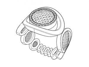 ring with gems 3D Print Model