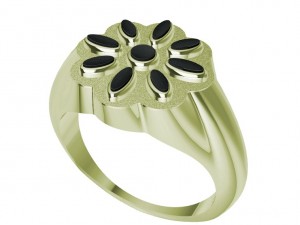 ring with wood 3D 프린트 모델