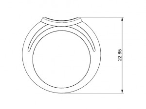 ring with rubber 3D-Druckmodell